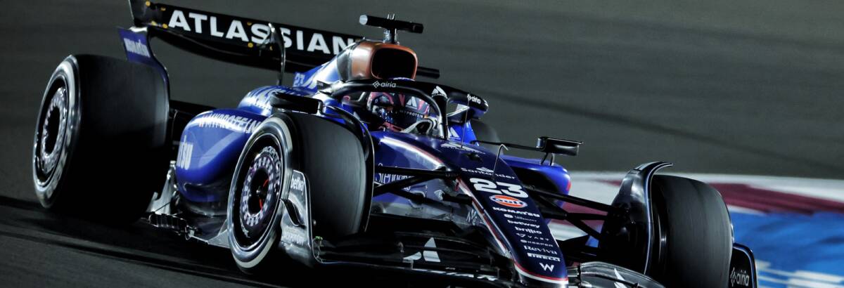 F1: Albon otimista após bom começo de fim de semana no Catar