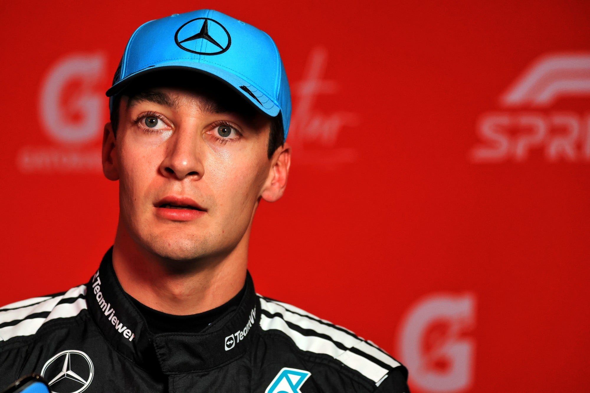 George Russell (GBR) Mercedes AMG F1.