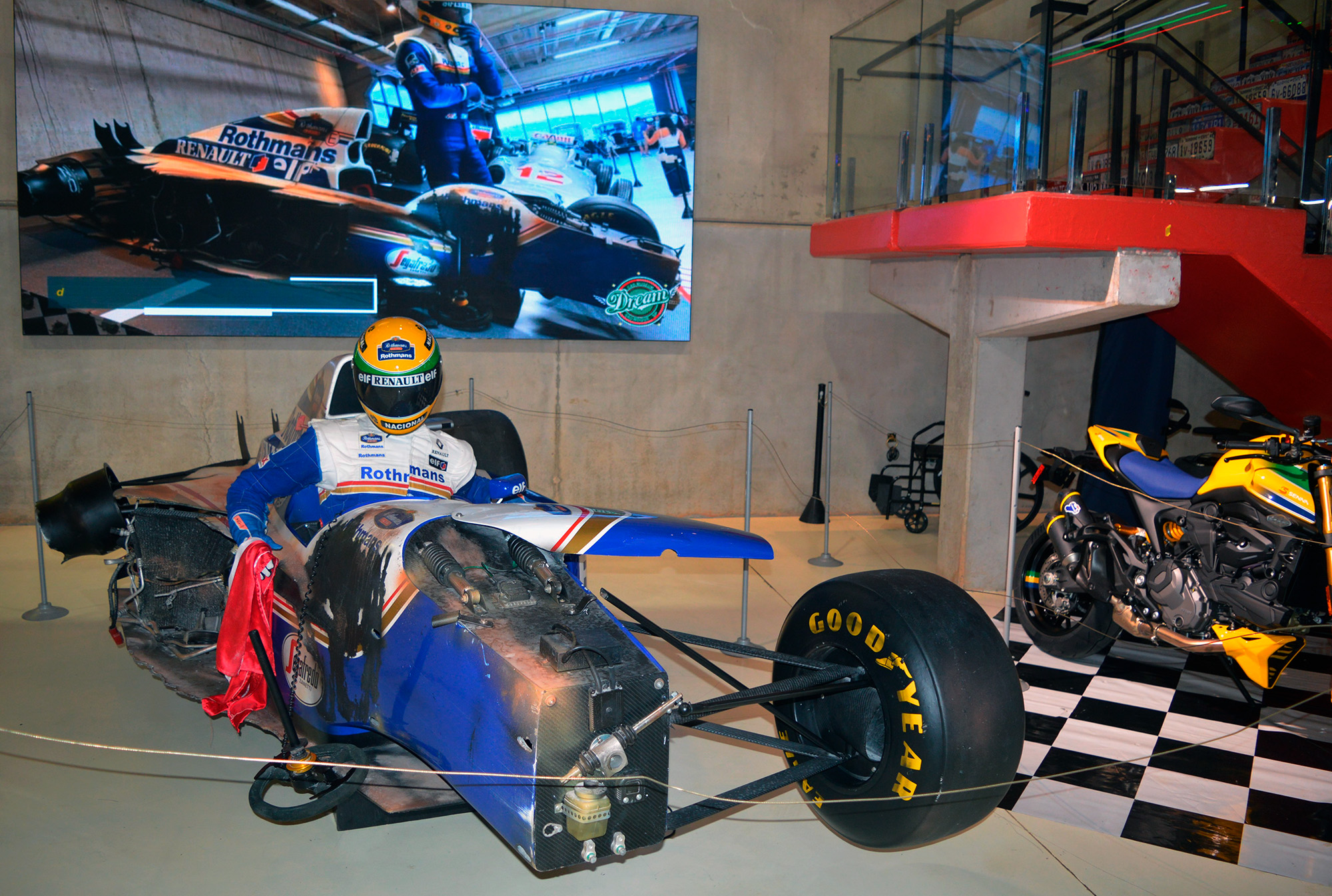 E se Senna tivesse sobrevivido? Obra de arte reconta o último dia de Ayrton na F1