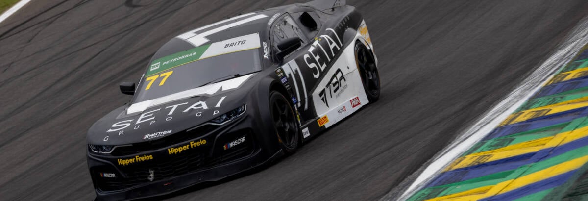 Valdeno Brito escala pelotão em corrida classificatória e mira nova recuperação em Interlagos na NASCAR Brasil