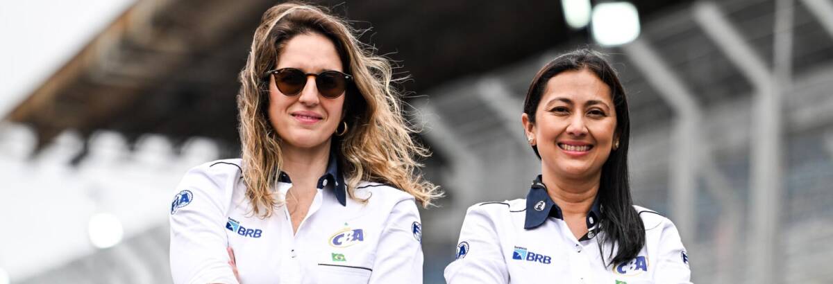 FE: Bia Figueiredo e Rachel Loh treinam voluntárias para FIA Girls on Track Experiência para Estudantes no Anhembi