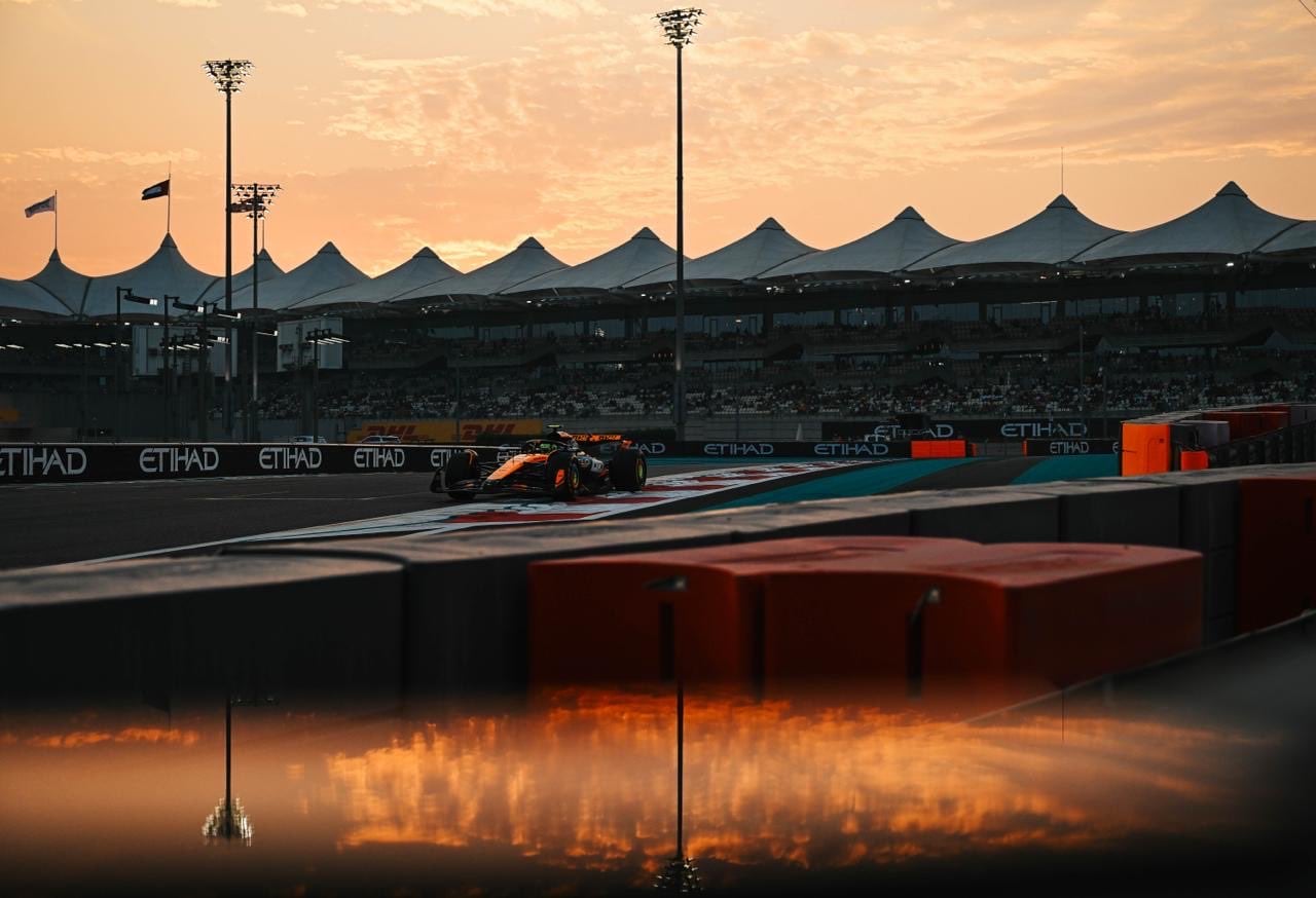 F1: Norris se coloca como mais rápido no TL2 do GP de Abu Dhabi
