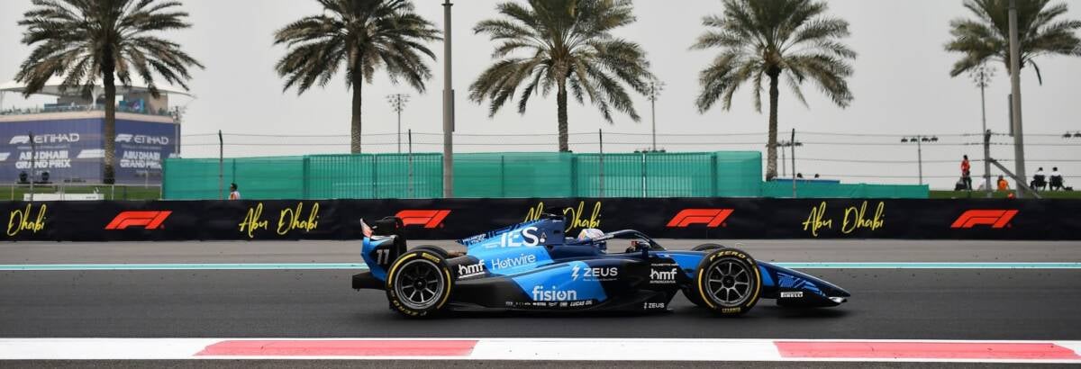 Crawford supera Mini e lidera único treino livre da F2 em Abu Dhabi