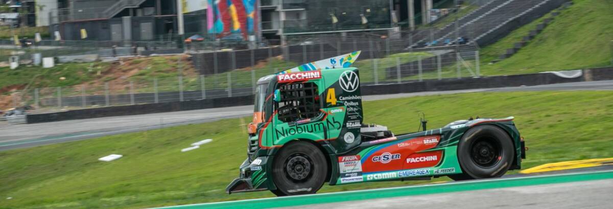 Líder da Copa Truck, Felipe Giaffone abre a terceira fila em decisão em Interlagos