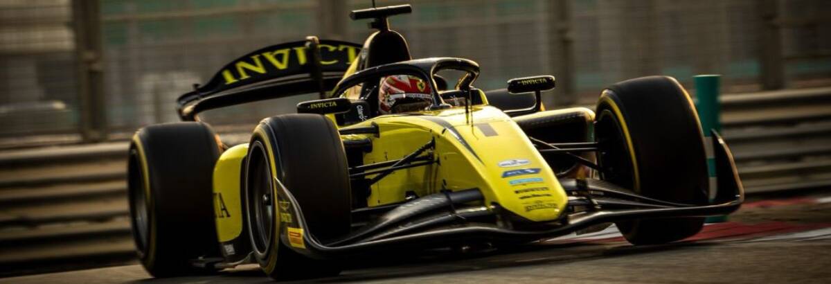 F2: Rafael Câmara crava segundo melhor tempo em seu primeiro teste oficial em Abu Dhabi