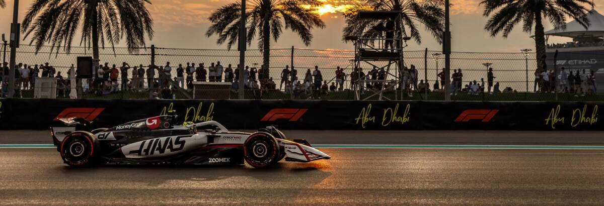 F1: Haas tem dia misto em Abu Dhabi com bons tempos e dificuldades para Ocon
