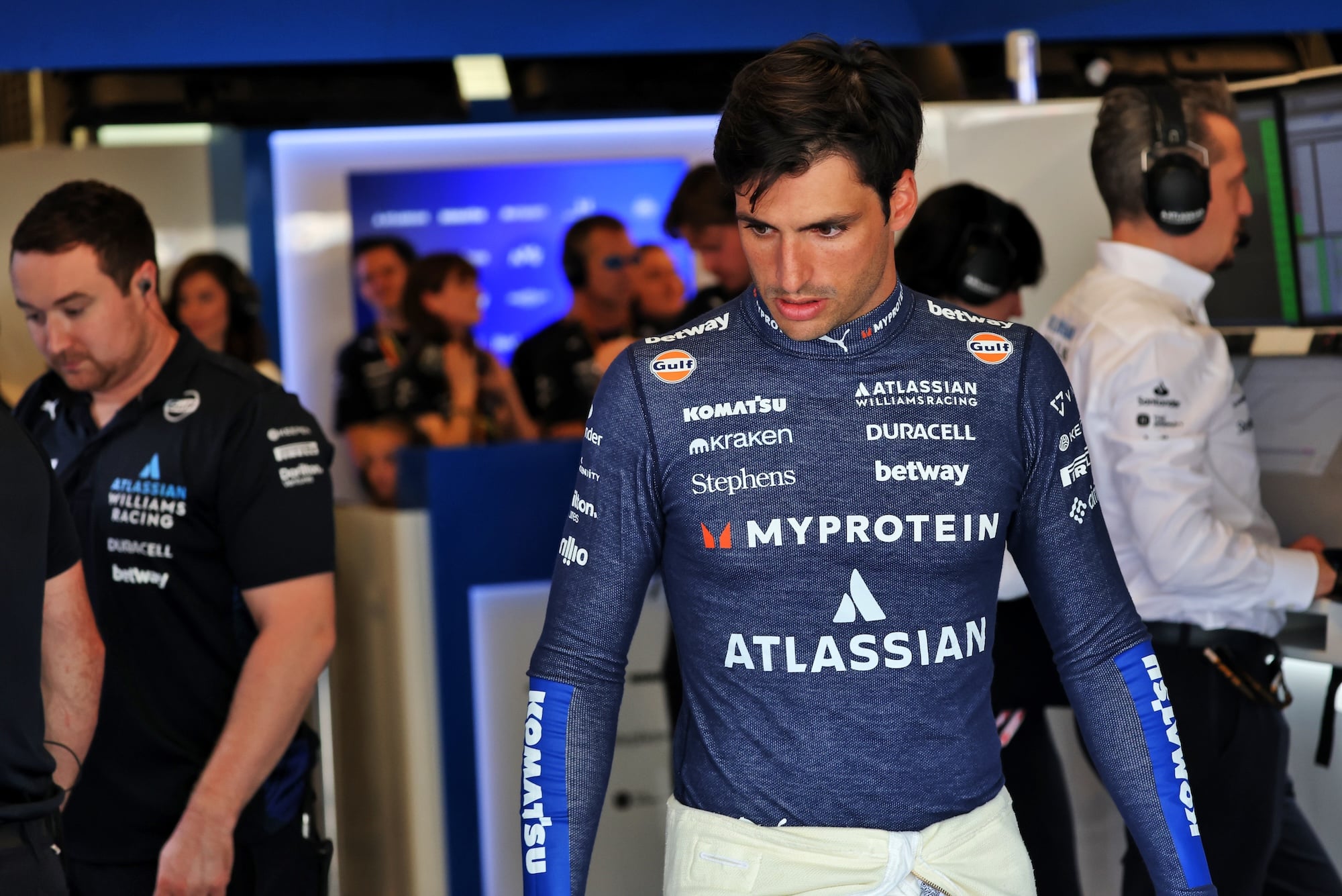 F1: Sainz se esquiva sobre comentários sobre Ferrari sentir sua falta: "Não posso responder" Carlos Sainz (ESP) Atlassian Williams Racing.