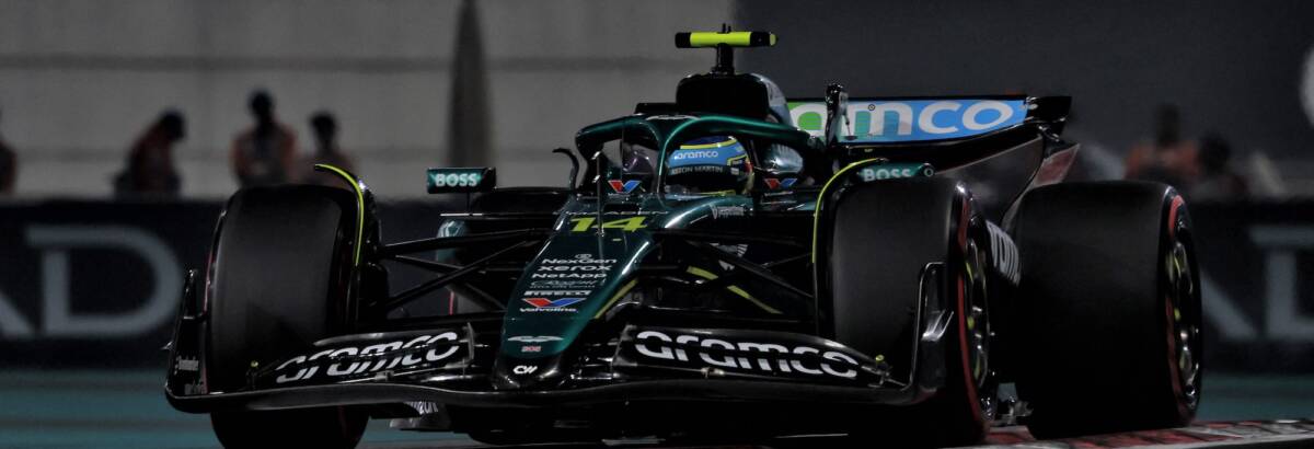 F1: Aston Martin encerra temporada com resultado positivo em Abu Dhabi