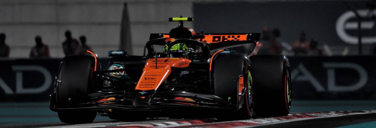 F1: Norris admite frustração por ficar atrás de Verstappen na sessão de classificação