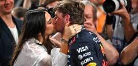 F1: Verstappen aproveita dia na praia ao lado de Kelly Piquet