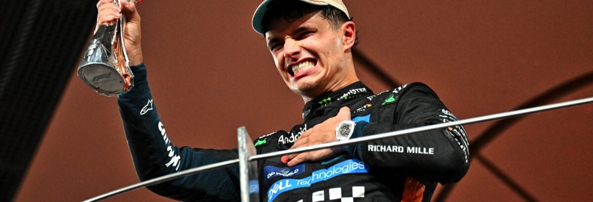 F1: Verstappen e Domenicali brincam com Norris após GP de Abu Dhabi