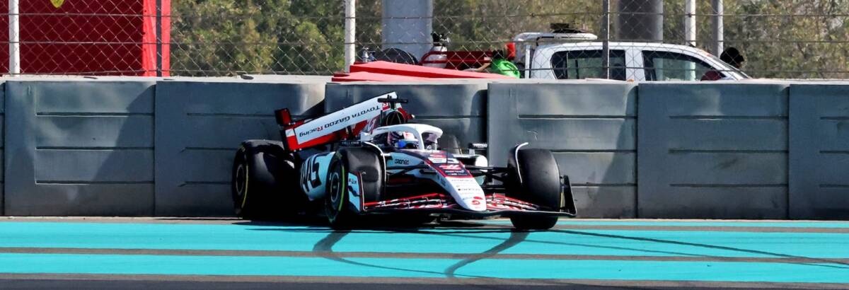 F1: Hirakawa provoca bandeira vermelha na manhã da pós-temporada em Abu Dhabi