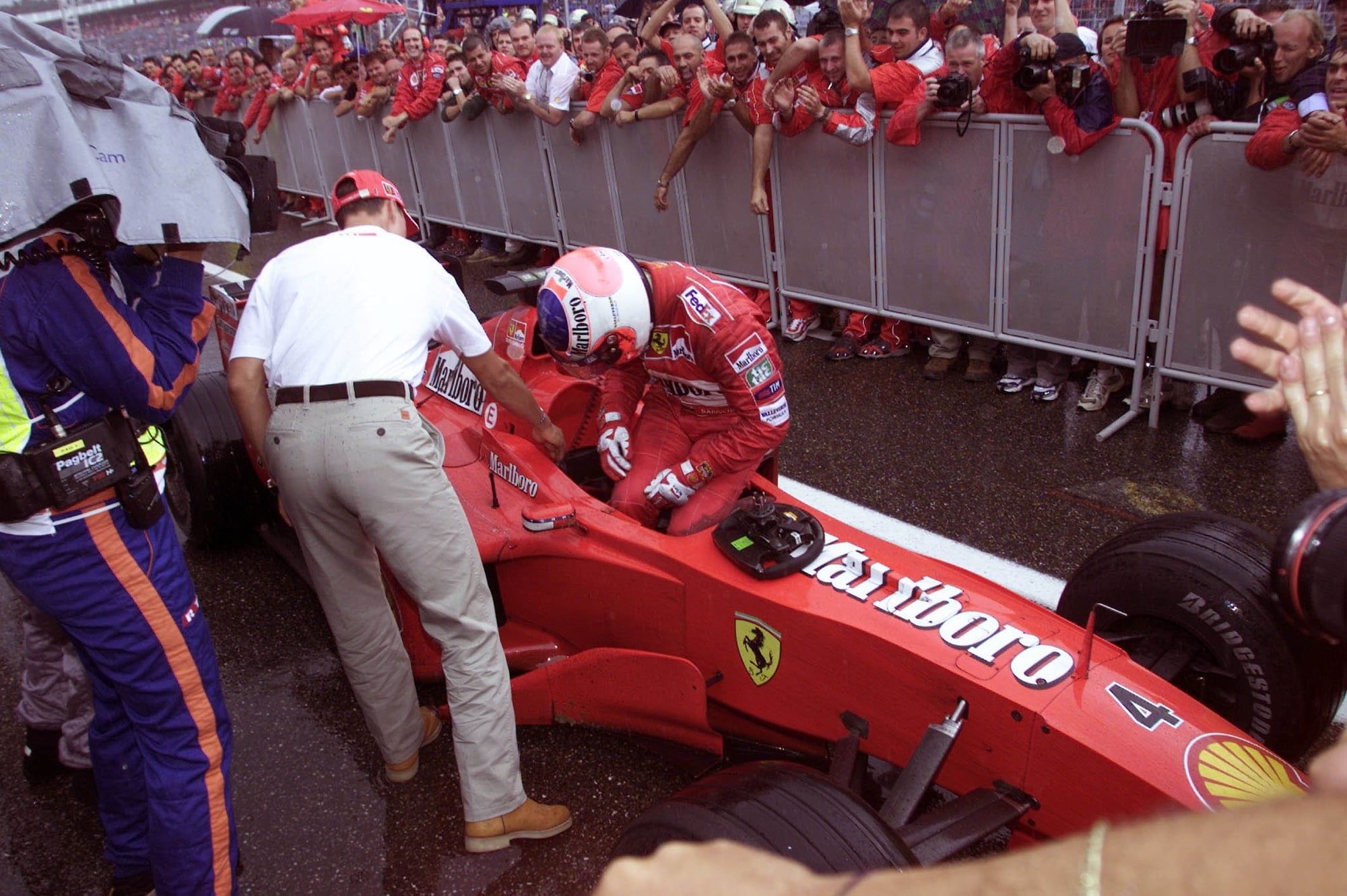 F1: sportv 3 prepara programação especial para retorno da Fórmula 1 em 2026 Rubens Barrichello (Ferrari) - GP da Alemanha F1 2000