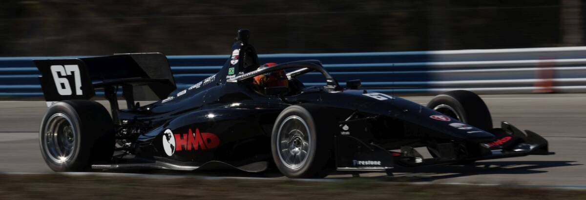 Enzo Fittipaldi lidera teste de pré-temporada da Indy NXT em Sebring