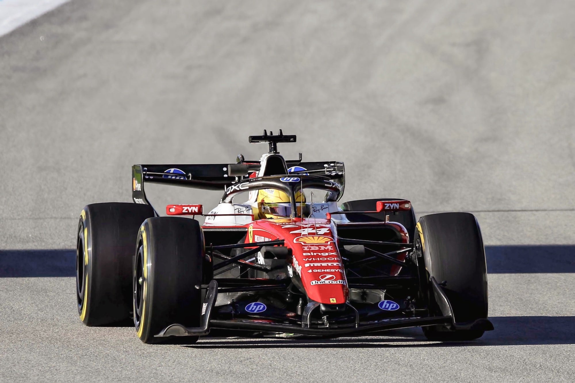 Lewis Hamilton (Ferrari) – Testes Barcelona F1 2026