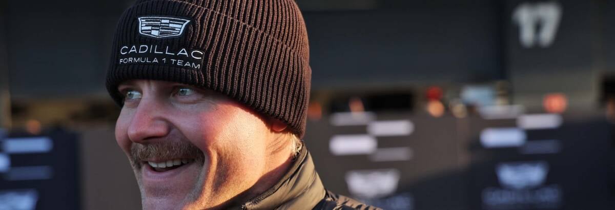 F1: Bottas exibe treino inusitado com peças da Cadillac