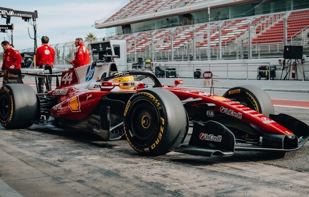 Lewis Hamilton (Ferrari) – Testes Barcelona F1 2026