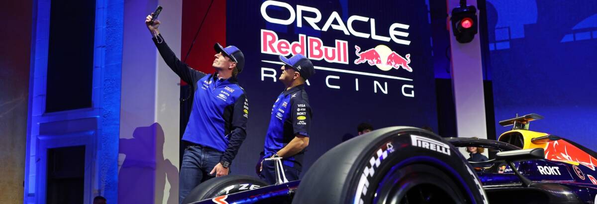 F1: Veja as fotos da nova pintura da Red Bull para 2026