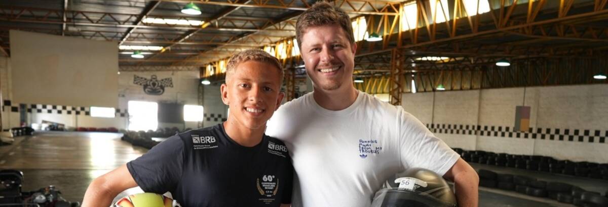 Jovem do kart da Bahia ganha destaque no Esporte Espetacular