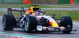 F1: Confira primeiras imagens da Racing Bulls na pista em Ímola