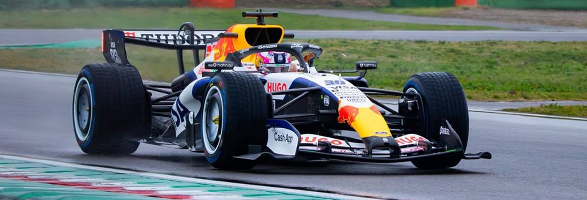 F1: Confira primeiras imagens da Racing Bulls na pista em Ímola