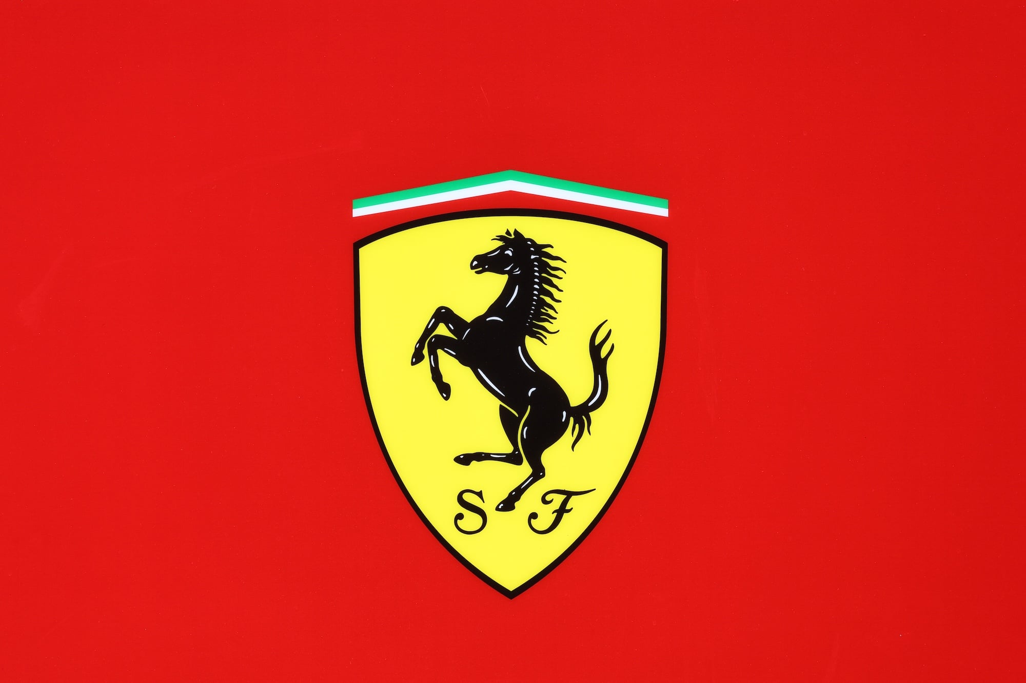 Ferrari logo.