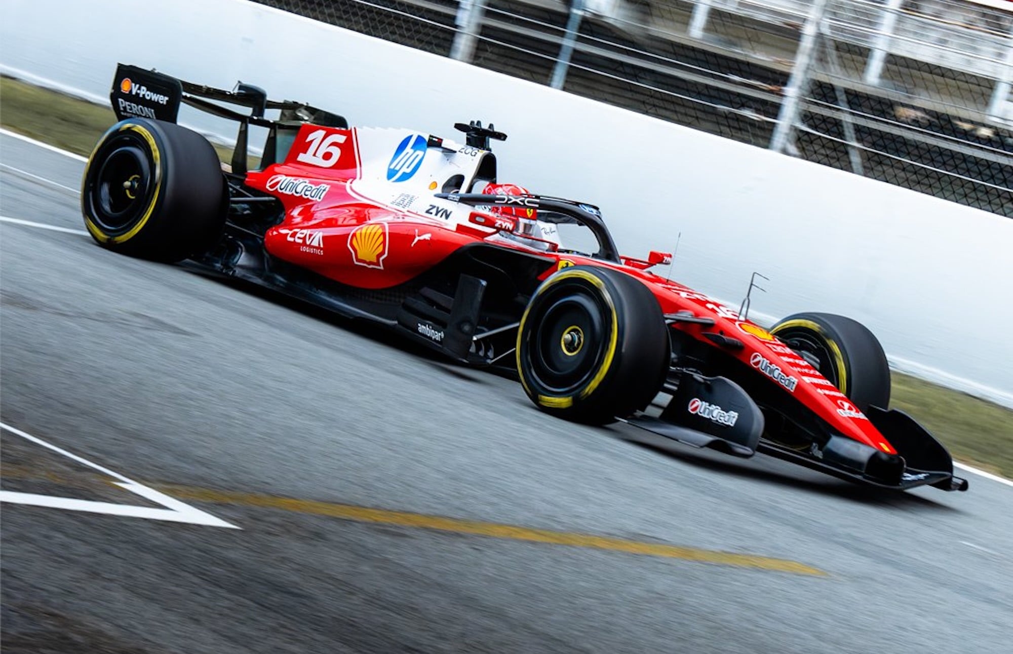 Charles Leclerc (Ferrari) - Testes Barcelona F1 2026