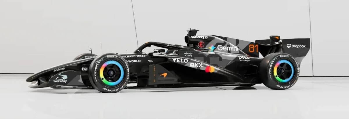 F1: McLaren divulga pintura camuflada do MCL40 para testes em Barcelona