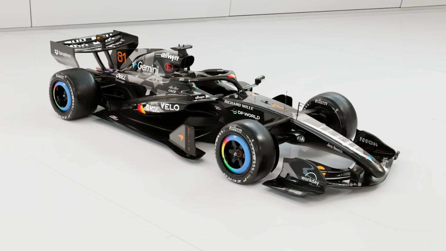 McLaren MCL40 - Pintura Camuflada - Testes Barcelona F1 2026