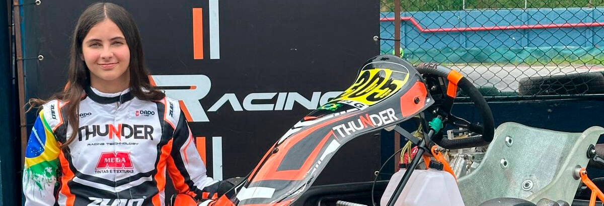 Contrato de R$ 1,5 milhão no kart: Marcella Assumpção fecha parceria milionária com Thunder