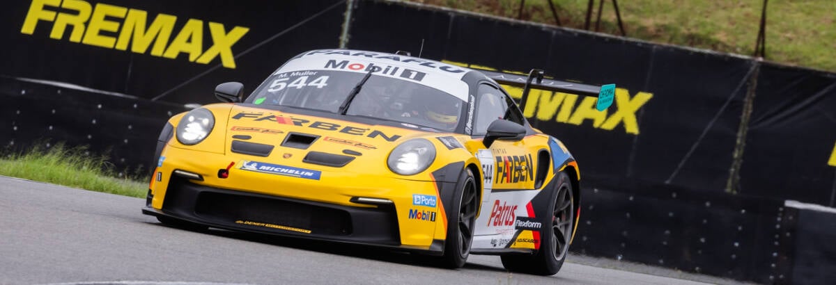 Porsche Cup: Müller domina de ponta a ponta e vence corrida 1 em Interlagos