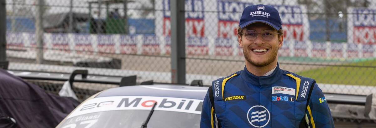 Jeff Giassi anuncia participação na Porsche Cup Brasil 2026