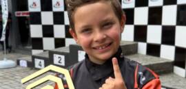 Lucca Amaral vence etapa da Mirim e é líder da Aldeia Kart Cup