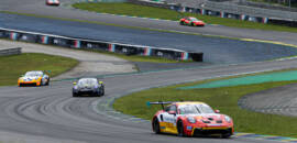 Porsche Cup tem 14 carros no mesmo segundo em SP e liderança de Marçal Muller