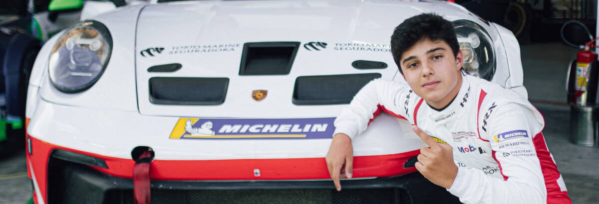 Filho de Massa, Pipo vê evolução para pole na estreia na Carrera Cup Rookie