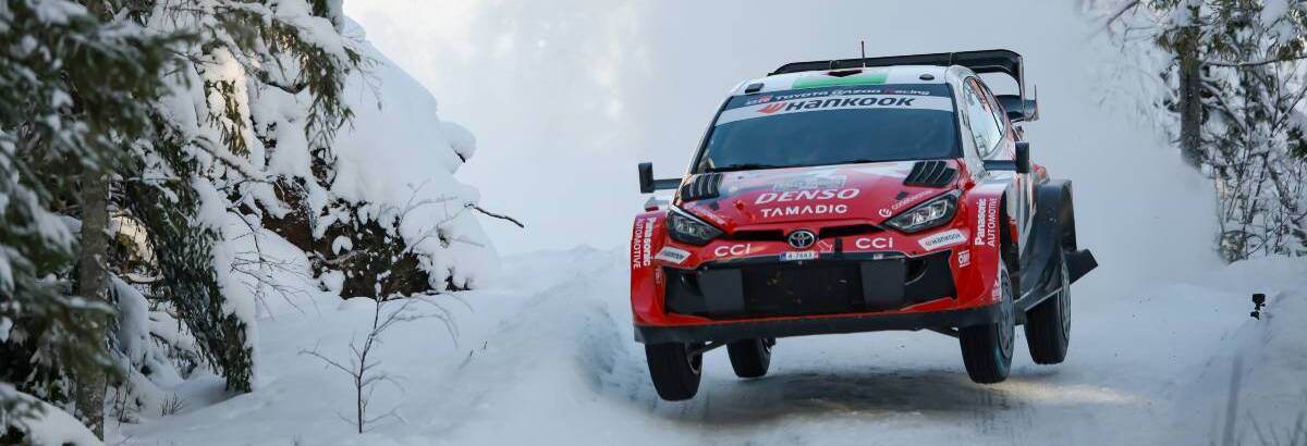 WRC: mestre da neve, Evans lidera domínio da TOYOTA GAZOO Racing com 1-2-3-4 na Suécia