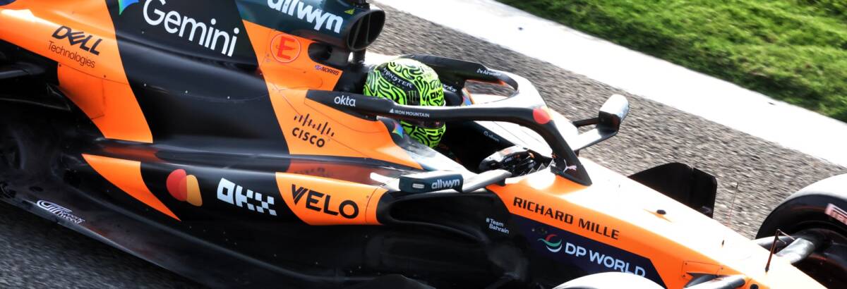 F1: McLaren destaca evolução durante testes no Bahrein