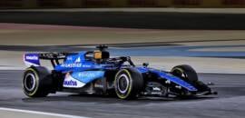 F1: Williams lidera contagem de voltas no primeiro dia de testes no Bahrein