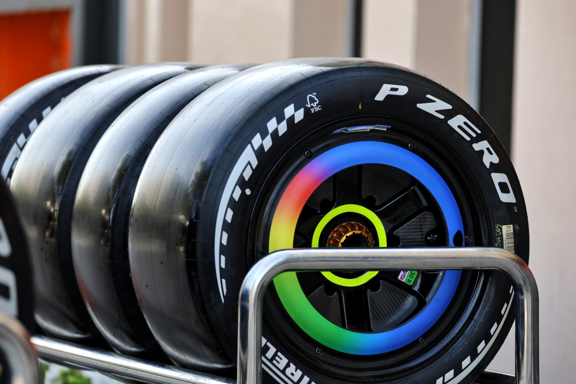 Pirelli tyres for McLaren F1 Team.
