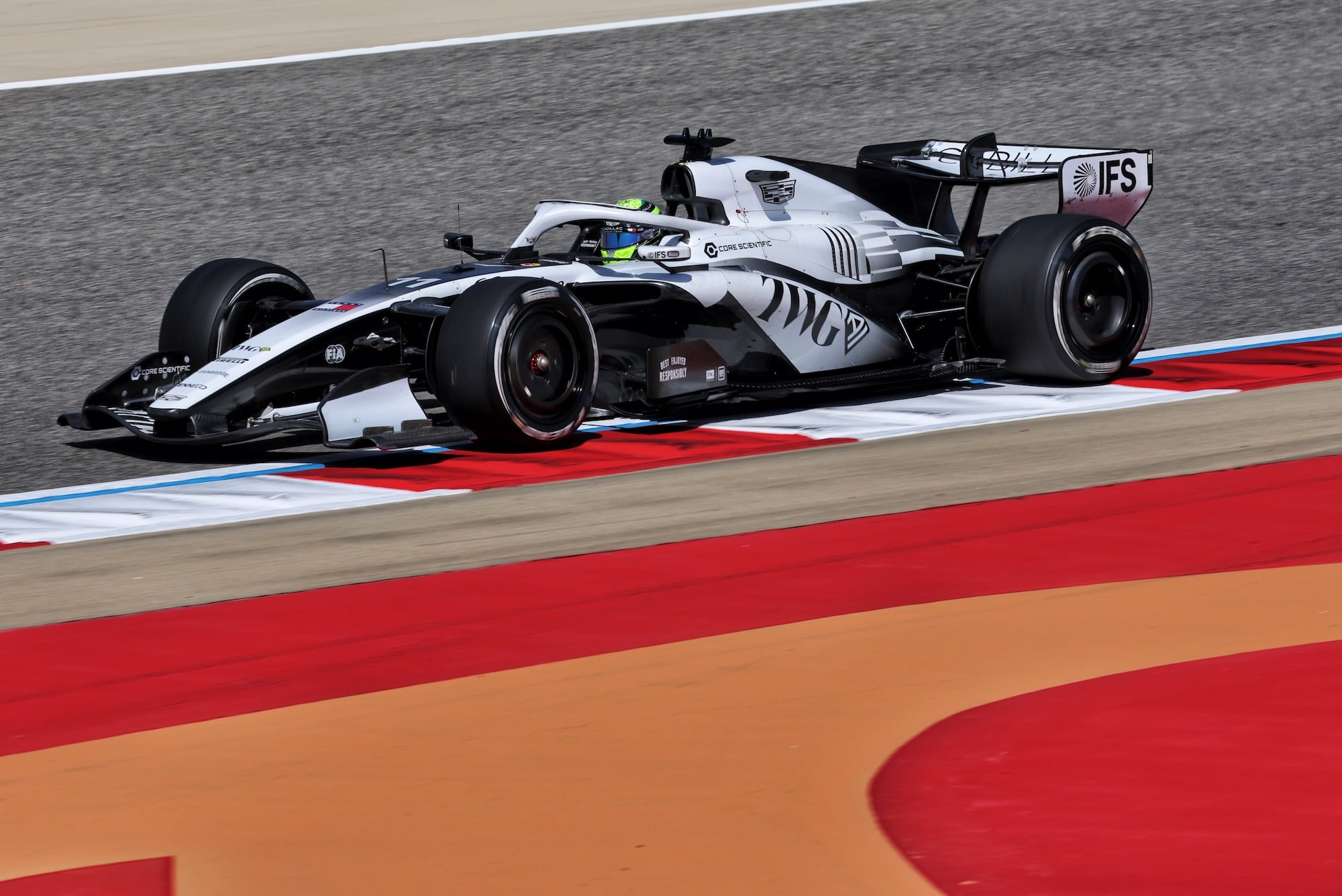 Sergio Perez (MEX) Cadillac Formula 1 Team CA01.