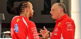 F1: Chefe da Ferrari elogia reação de Hamilton após fase complicada
