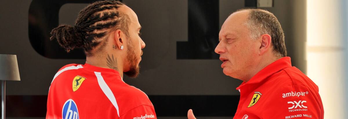 F1: Vasseur destaca maior conforto de Hamilton na Ferrari em 2026
