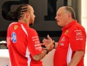 F1: Hamilton faz agradecimento especial a Vasseur na Ferrari