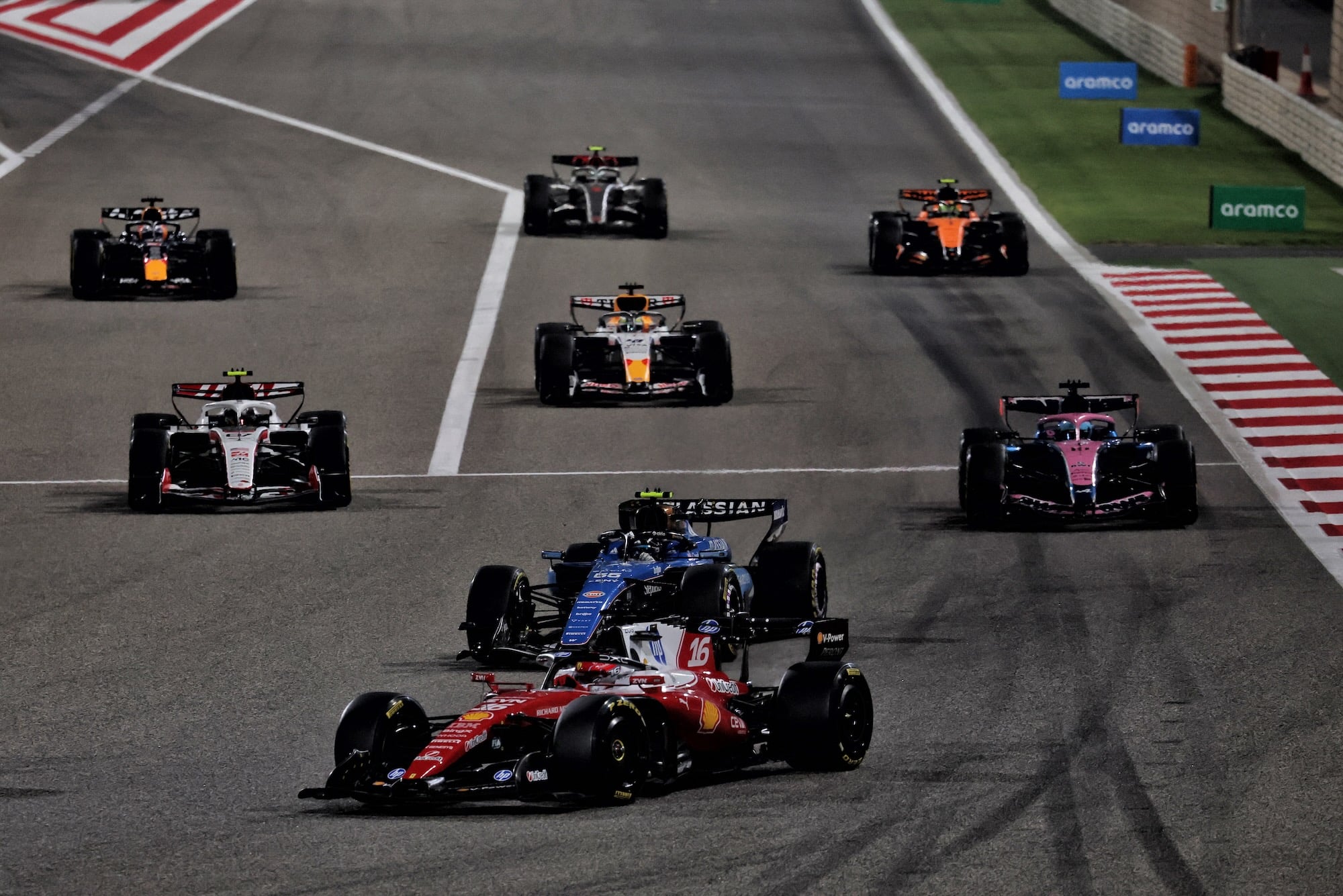 Charles Leclerc (MON) Scuderia Ferrari SF-26 - start practice.