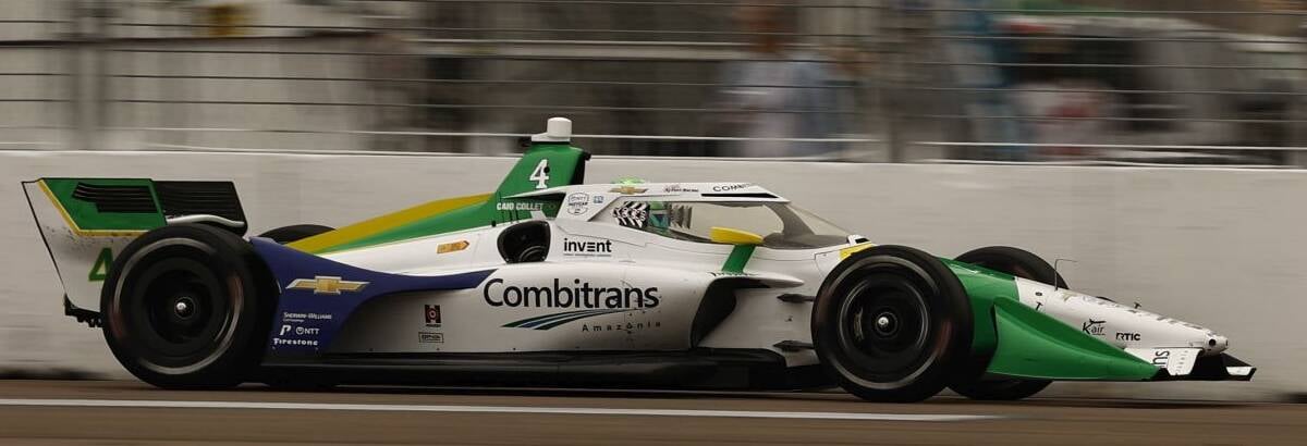 Collet mostra animação para estreia em ovais na Indy em Phoenix