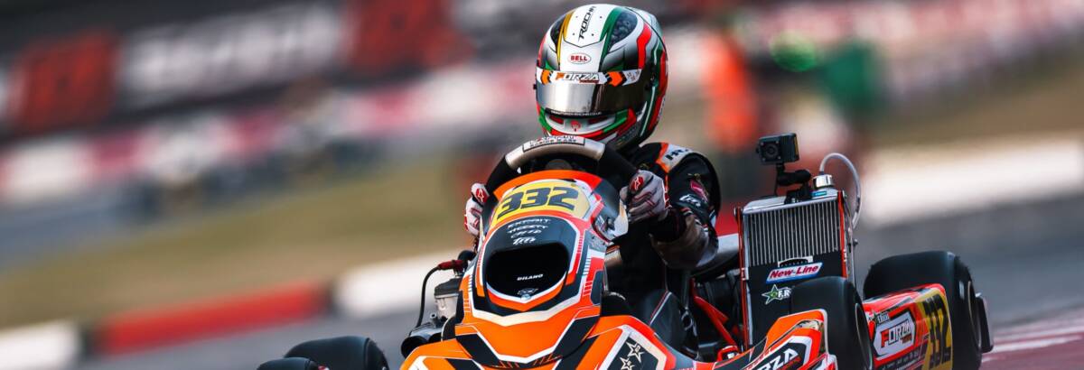 Francisco Rocha mostra garra e amplia experiência internacional no WSK Super Master Series