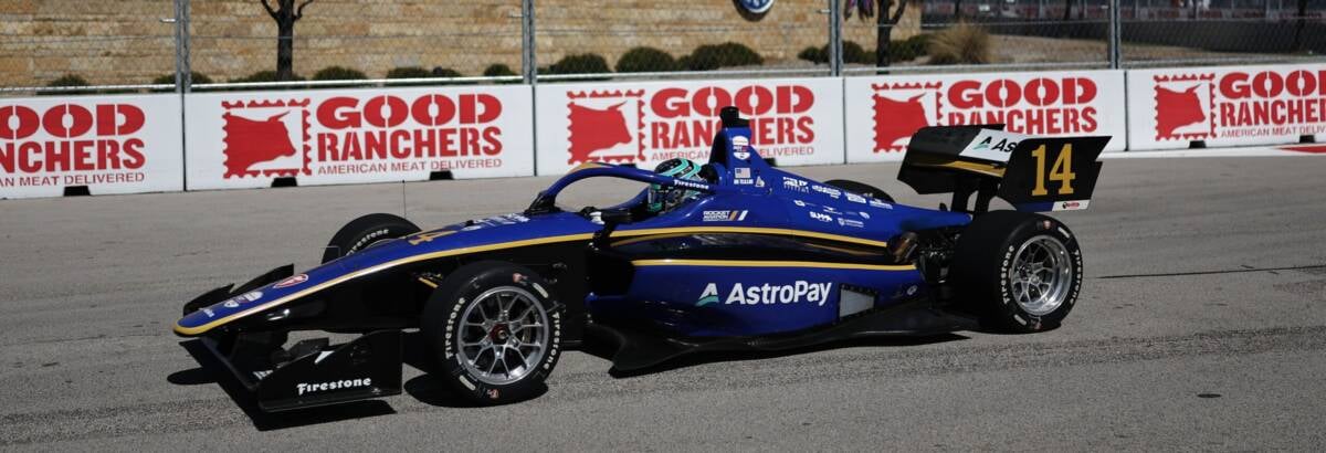 Indy NXT: De Tullio garante pole em Arlington. Enzo Fittipaldi larga da primeira fila