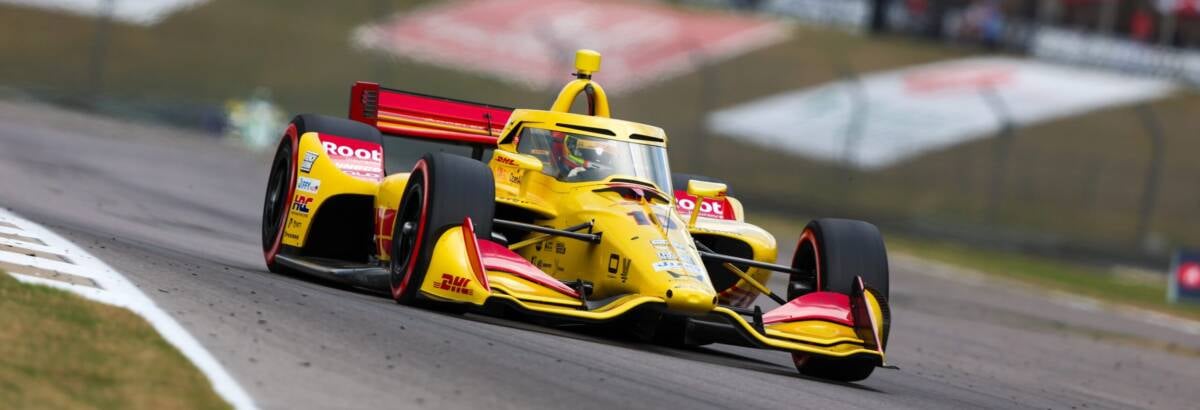 Indy: Palou lidera TL2 marcado por forte acidente com McLaughlin em Barber