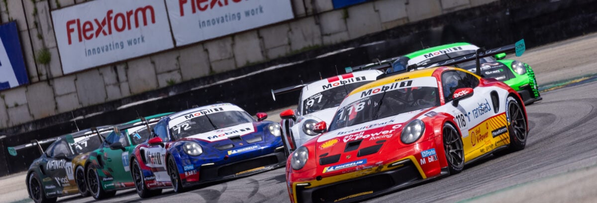 Comparatto luta pela vitória e termina em terceiro em Interlagos na Carrera Cup