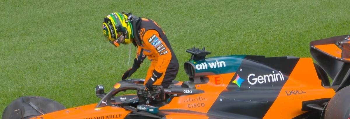 F1: Piastri bate indo ao grid e está fora do GP da Austrália